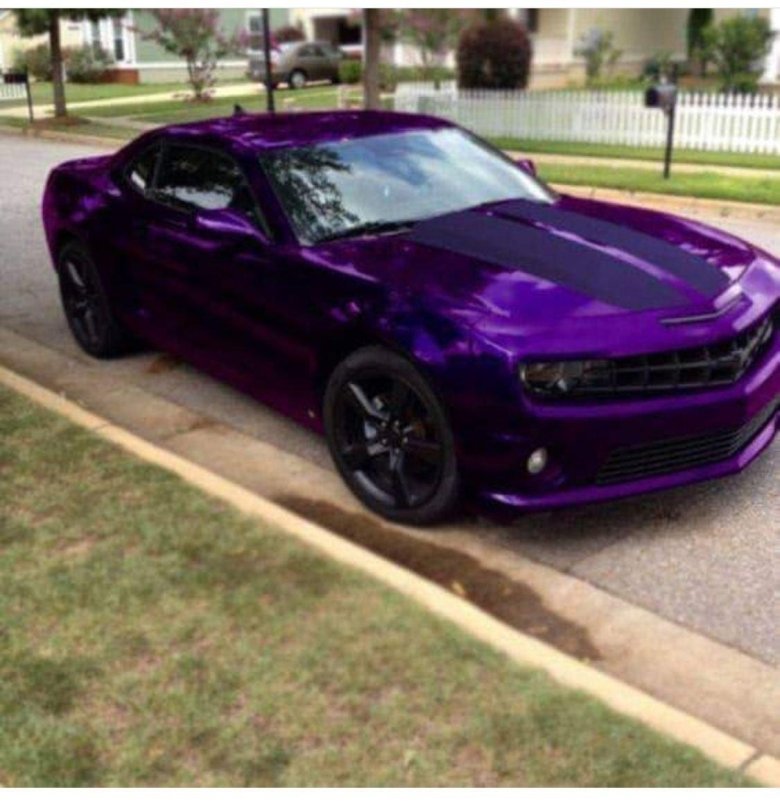 Шевроле камаро фиолетовая
