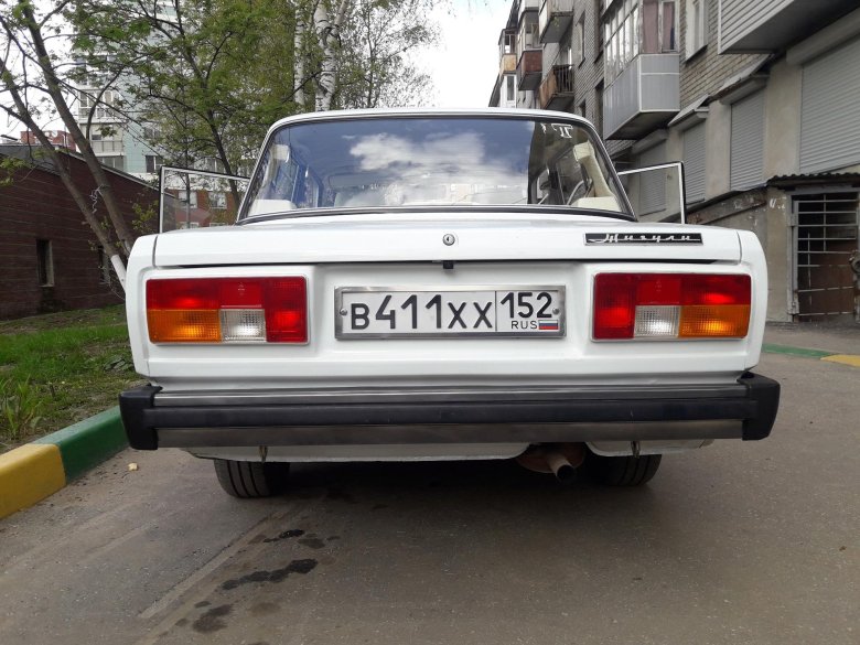 Задняя часть ваз 2105