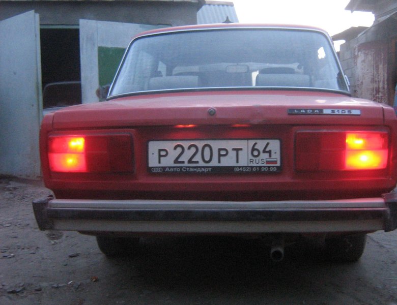 Задние фонари ваз 2107