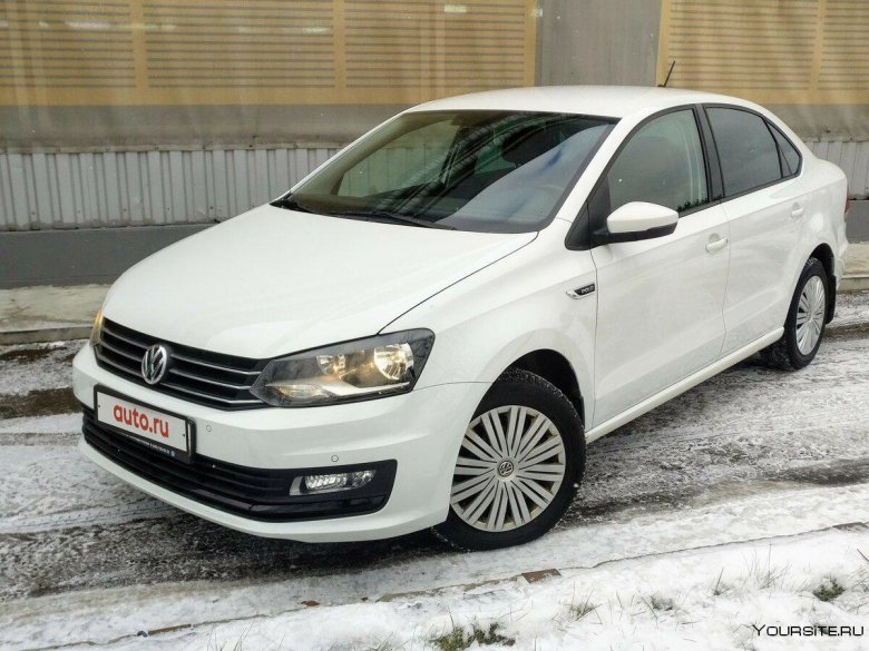Volkswagen polo 2018 белый