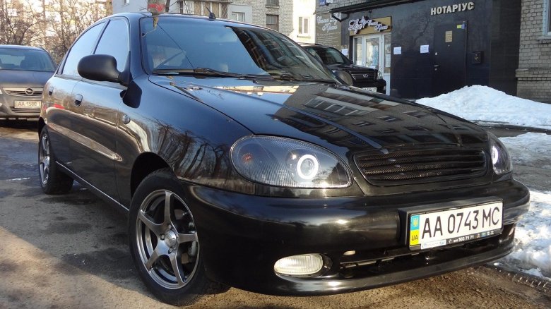 Шевроле ланос 2008 черный