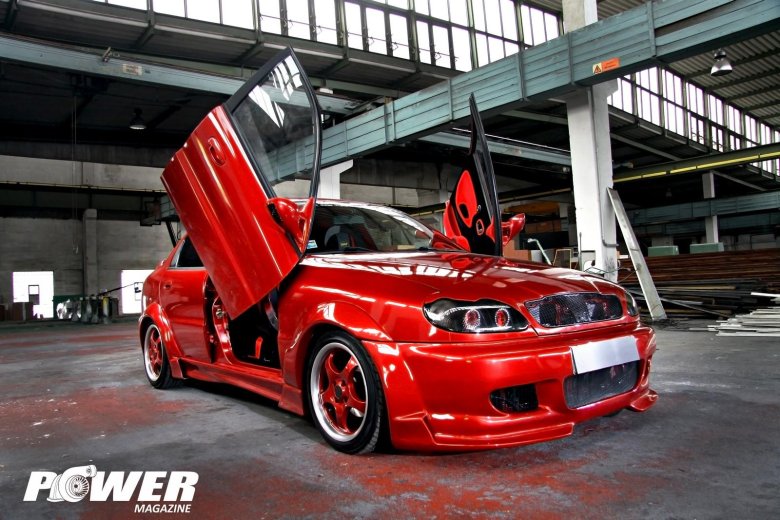 Тюнингованный шевроле ланос