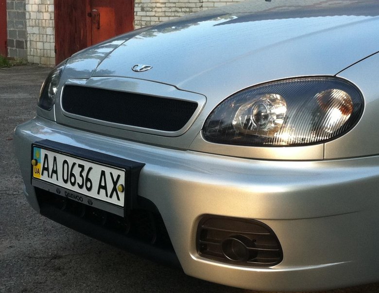 Решетка радиатора шевроле ланос