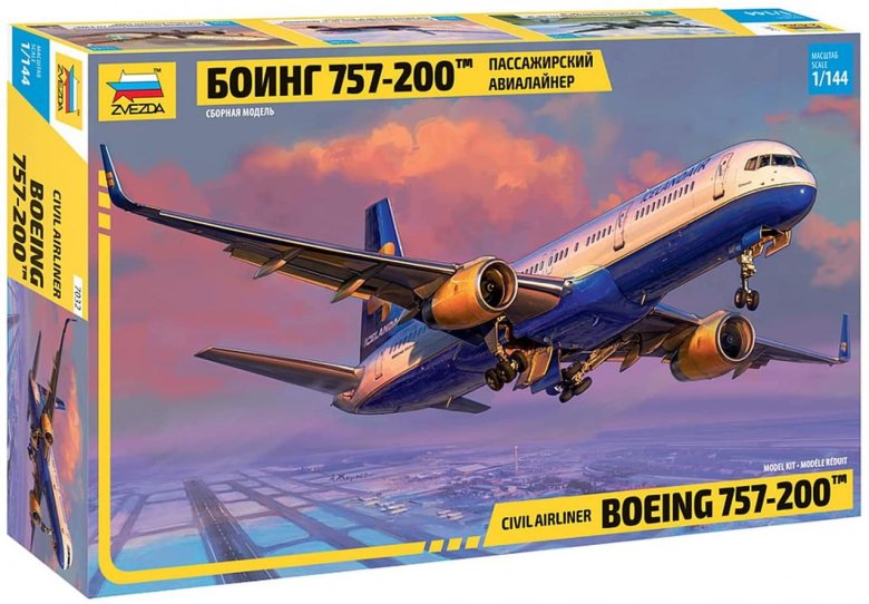 Сборная модель боинг 757 200 от звезды