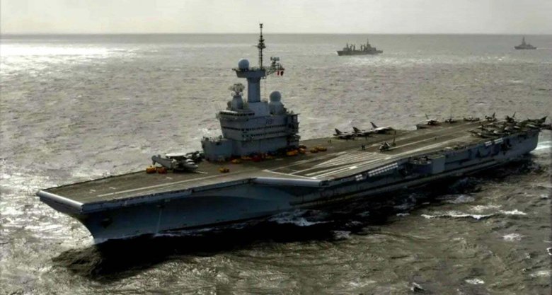 French aircraft carrier charles de gaulle