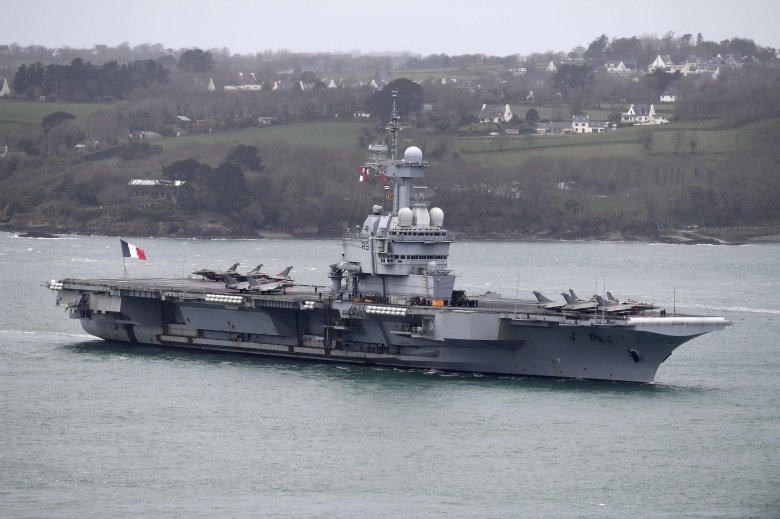French aircraft carrier charles de gaulle