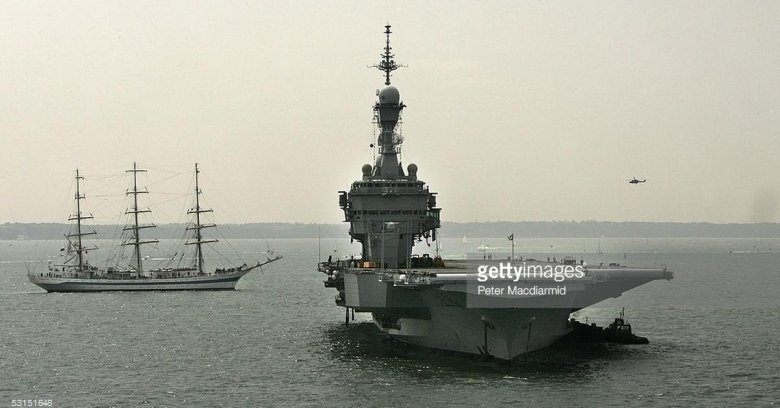 French aircraft carrier charles de gaulle