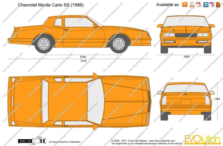 Chevrolet monte carlo 1986