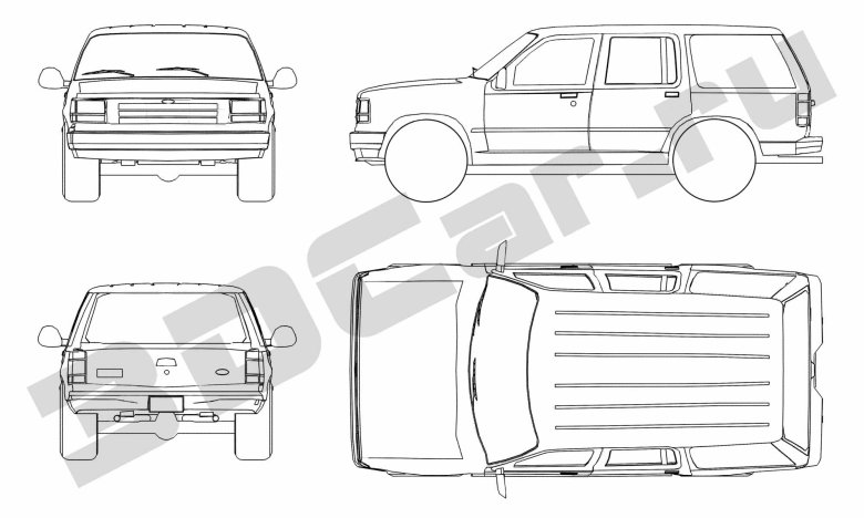 Габариты форд эксплорер 1994