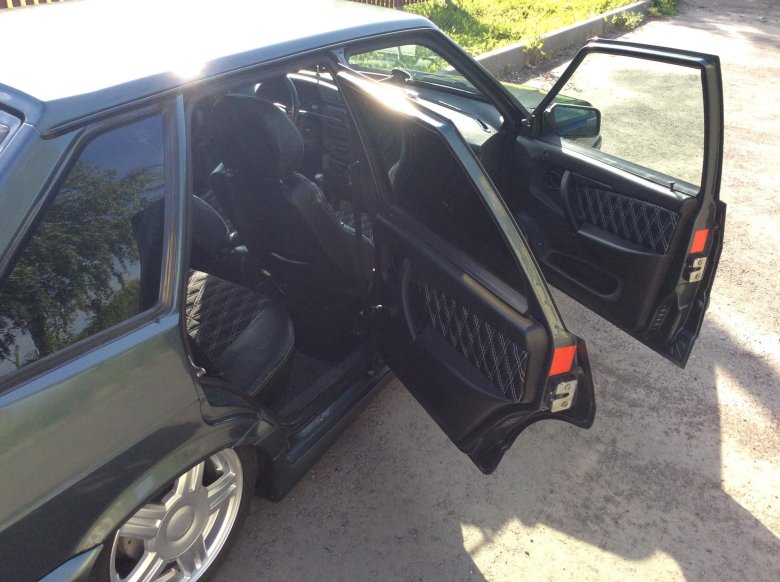 Белый салон ваз 2114