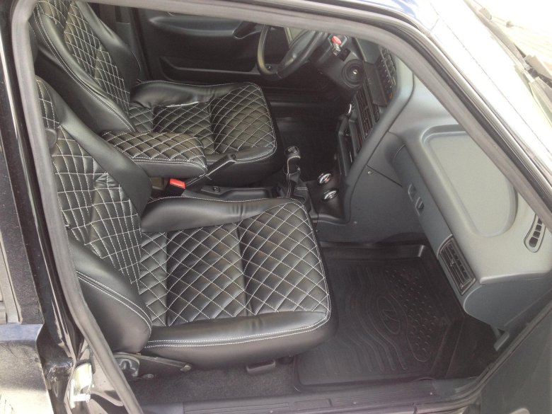 Кожаный салон ваз 2114