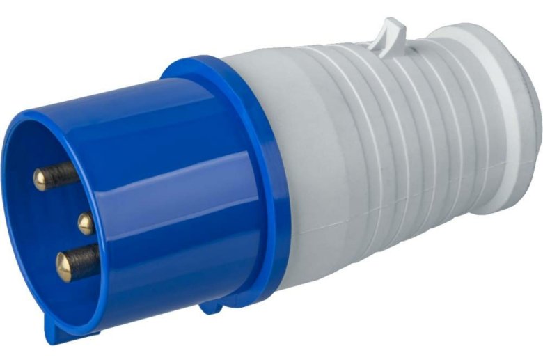 Вилка 024 переносная 3p+pe ip44 32а ekf