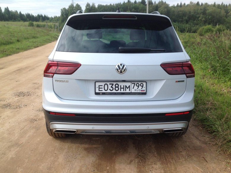 Фольксваген тигуан 2017 сзади