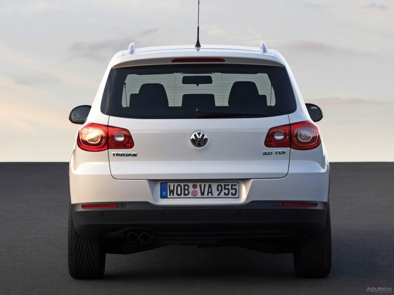 Volkswagen tiguan 2007 сзади
