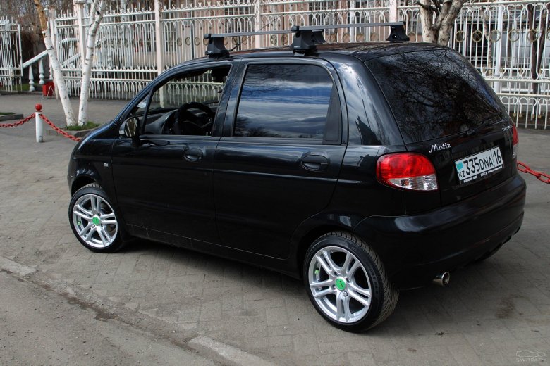 Daewoo matiz черный