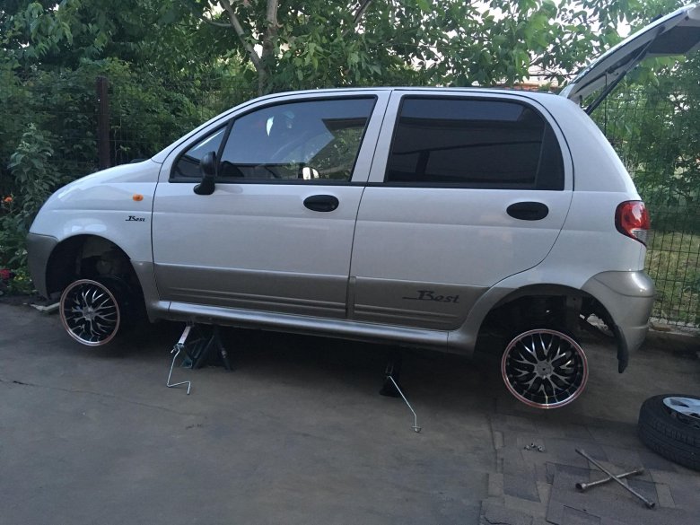 Матиз на больших колесах