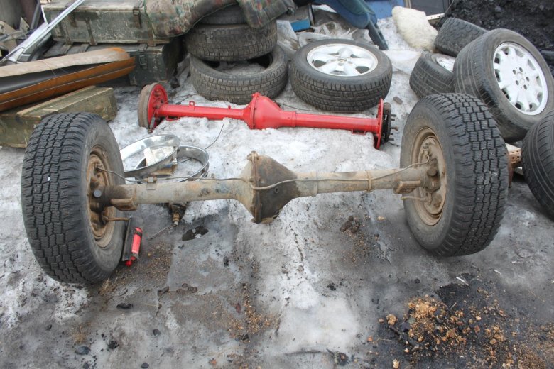 Задний мост газ 24 разрезной