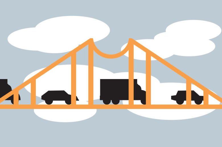 Мостик для машины