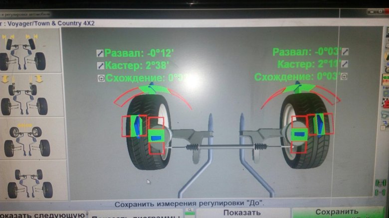 Развал схождение 3 d