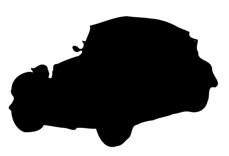 Машина силуэт