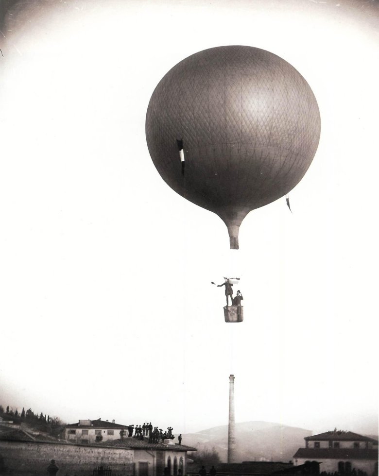 Старинный воздушный шар