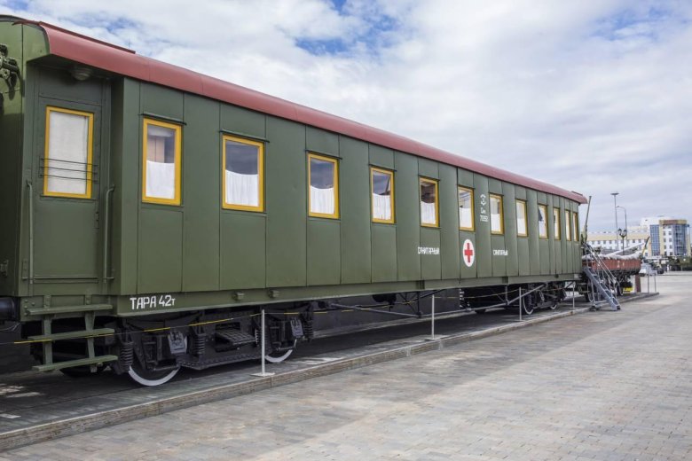 Санитарный вагон ржд