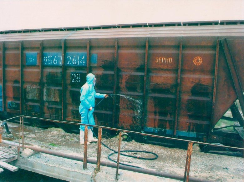 Дезинфекция грузовых вагонов