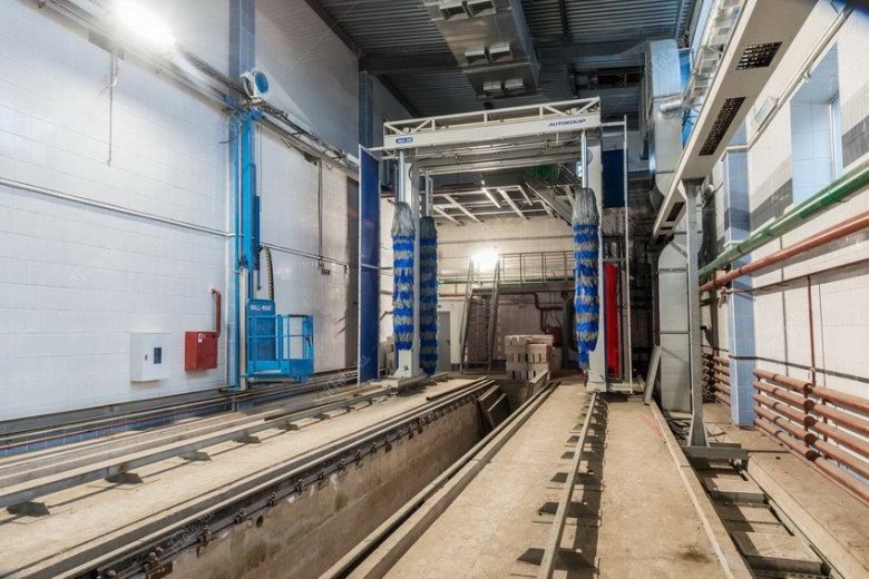 Мойка пассажирских вагонов