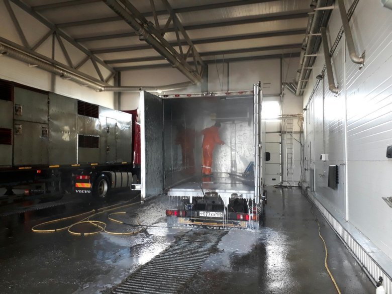 Санобработка кузова рефрижератора