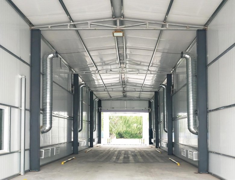 Промышленная окрасочная камера