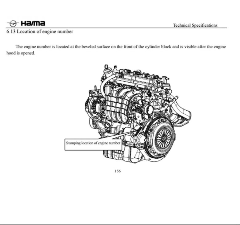 Хайма 3 номер двигателя