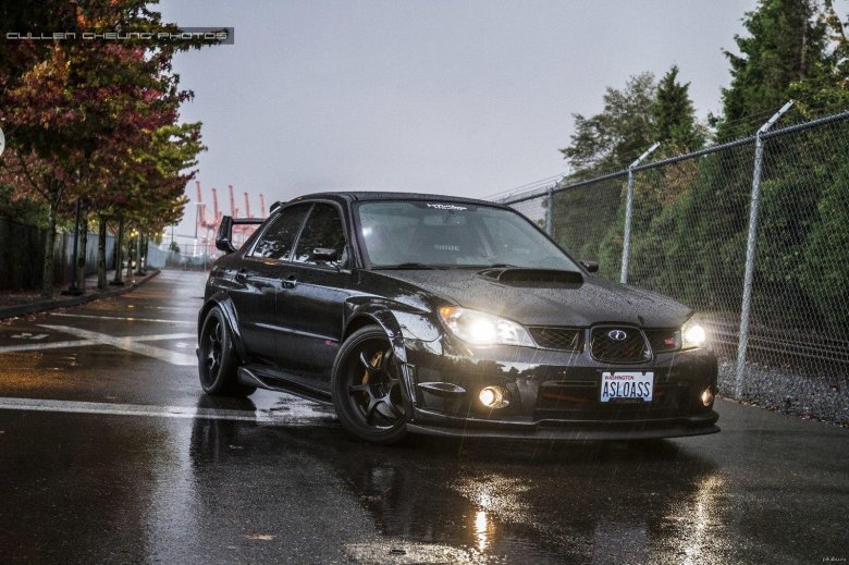 Subaru impreza wrx sti 2006 black