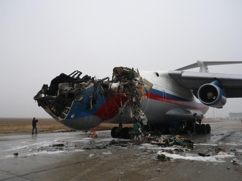 Столкновение ил 76 в махачкале