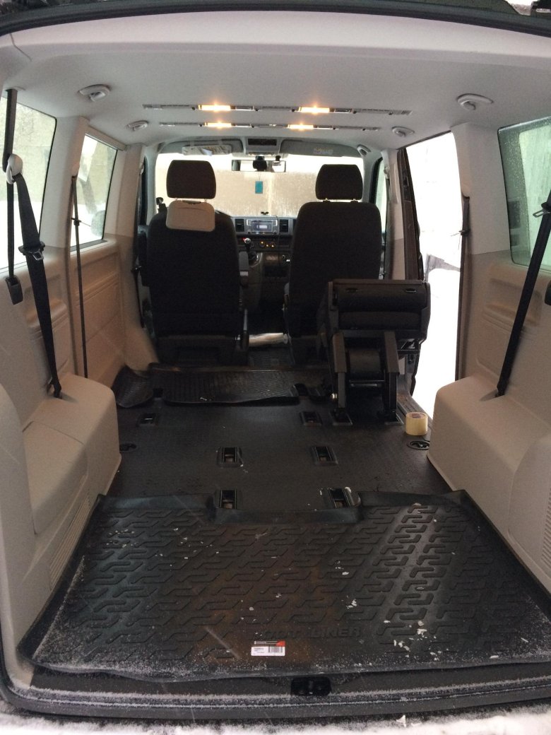 Volkswagen caravelle габариты салона