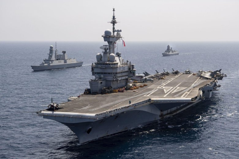 French aircraft carrier charles de gaulle
