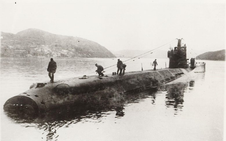 Подводная лодка времен великой отечественной войны