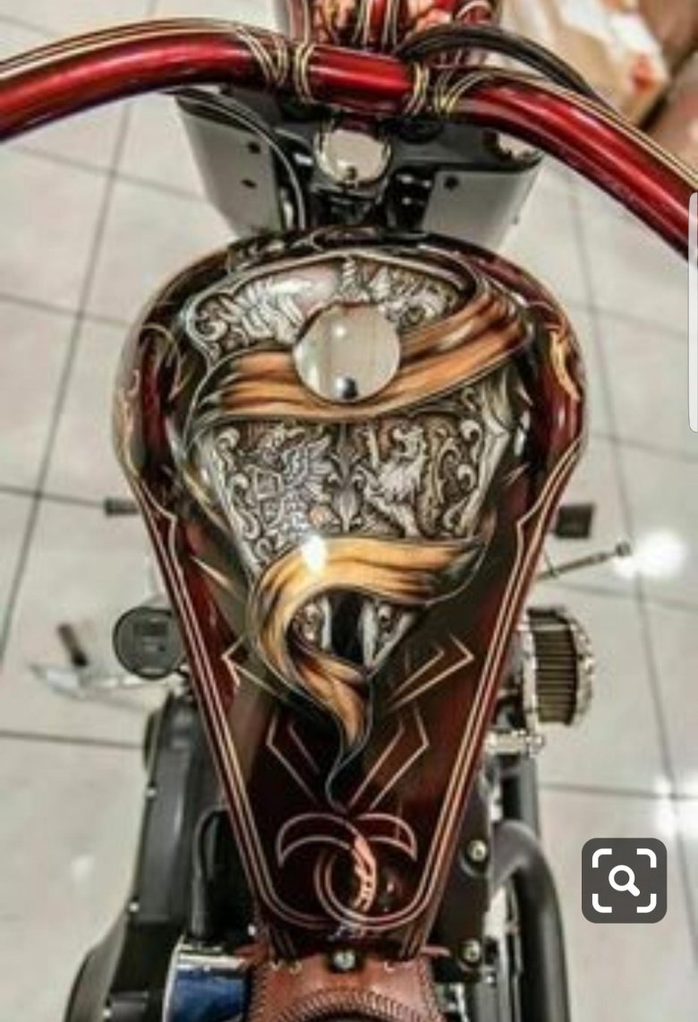 Аэрография мотоцикла