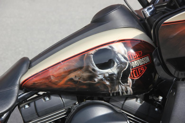 Аэрография harley davidson dyna