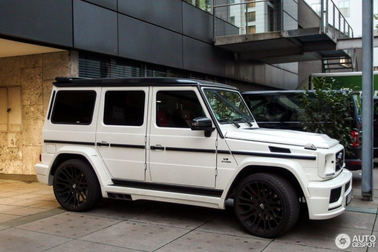 Мерседес гелендваген брабус белый