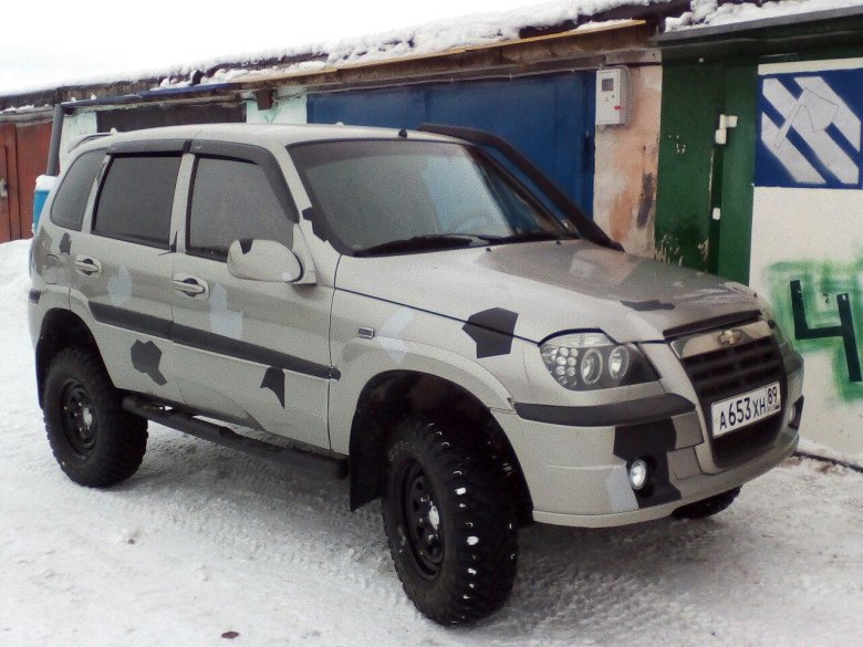 Нива шевроле раптор камуфляж