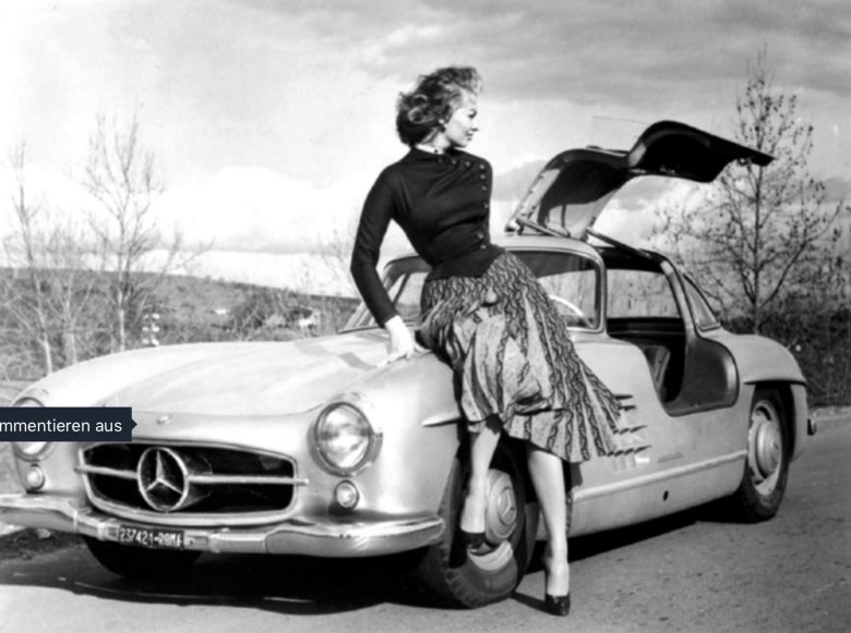 Mercedes 300sl софи лорен