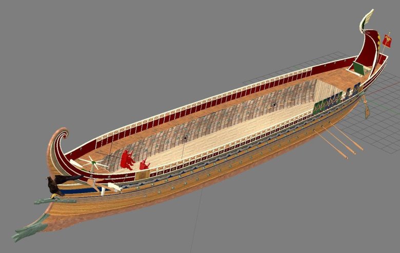 Римская императорская трирема