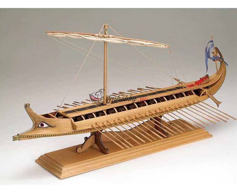 Модель корабля greek bireme масштаб 1:35