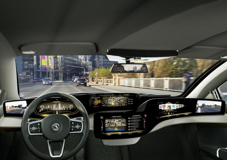 Панель машины