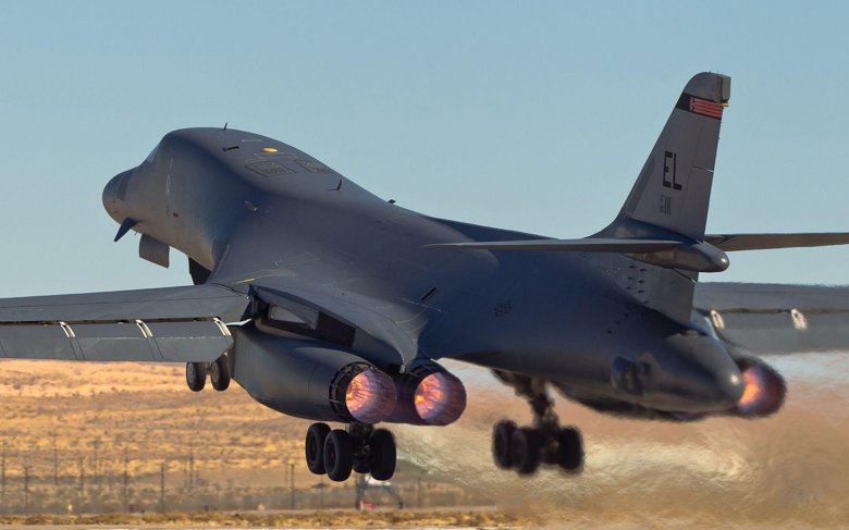 Бомбардировщики ввс сша b-1b lancer
