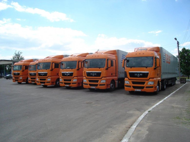Автопарк грузовых автомобилей
