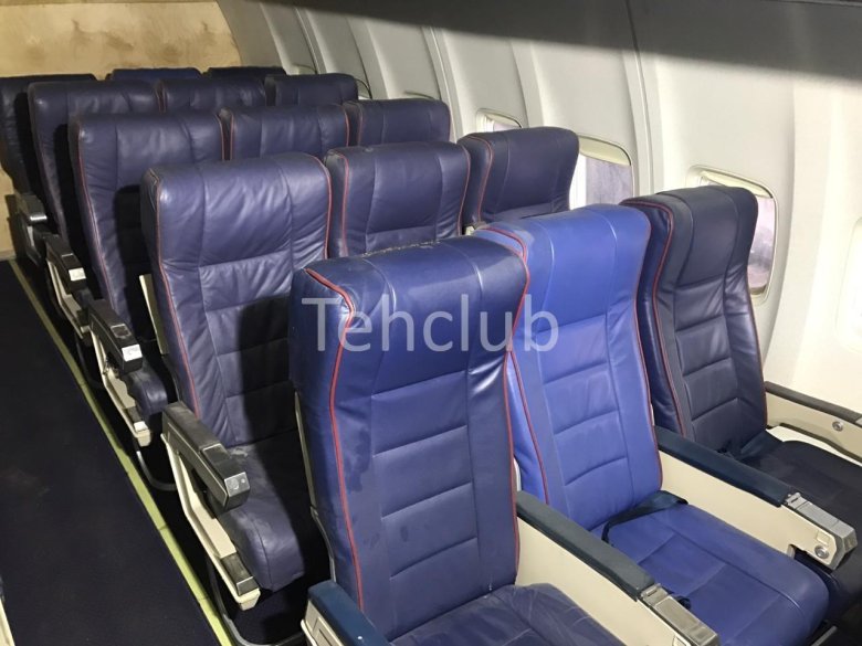Салон самолета боинг 767