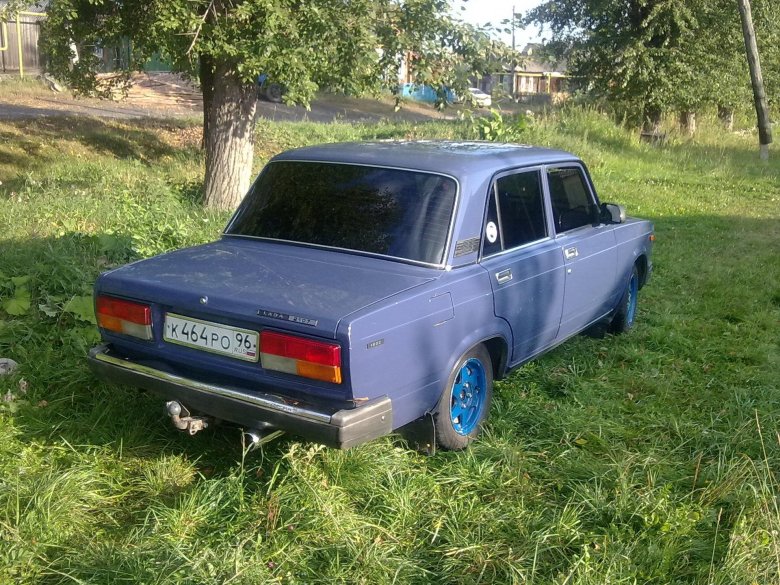 Ваз 2107 темно-синий металлик