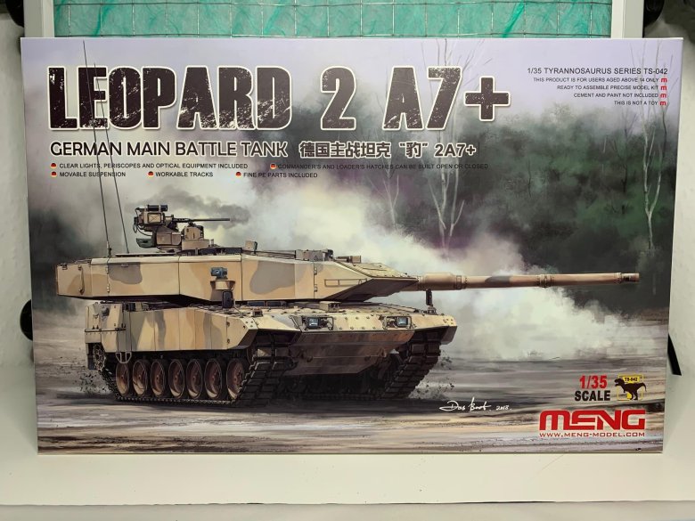 Ts-042 1/35 германский обт leopard 2 a7+