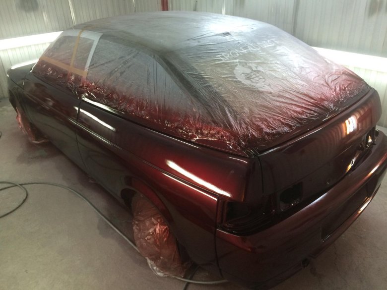 Ваз 2110 красный кэнди